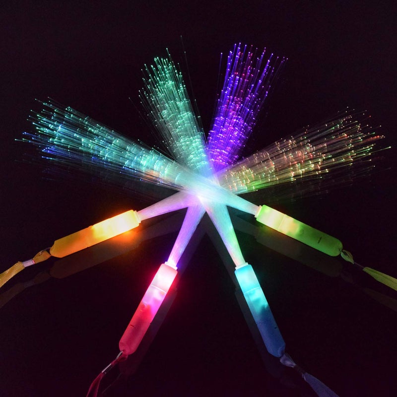 M.best 12pcs Glow Sticks Party Supplies, 3 Modes Colorful Flashing LED Light Up Glow Wands Sticks for Party Favors - Image 3